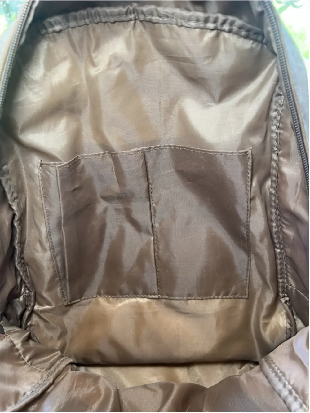 American Eagle Outfitters Brown Faux Leather Backpack Bag Vintage Y2K